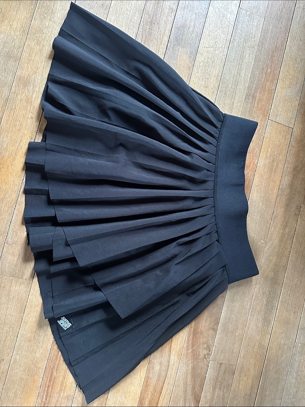 Justice Black Skater Skirt